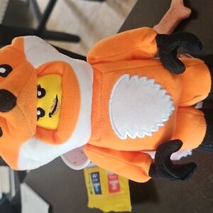 Small Fox Lego Plush.8 inches.